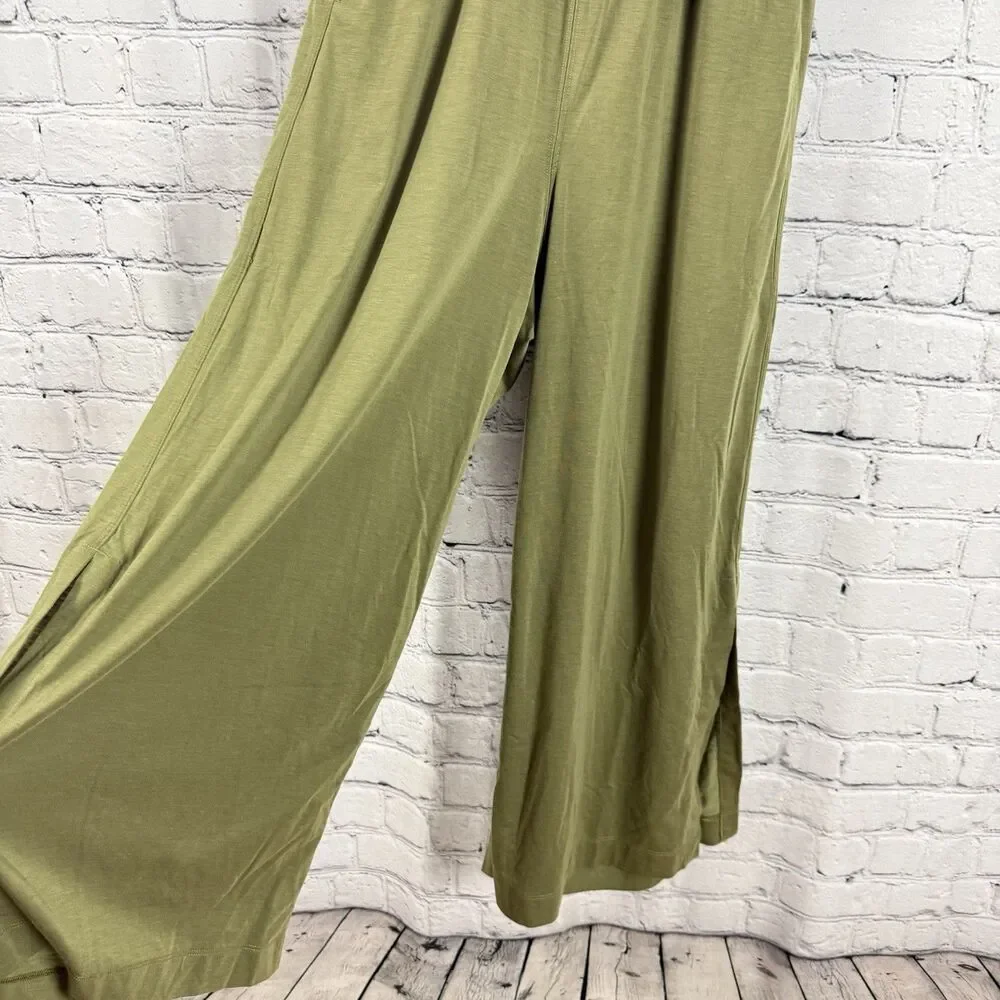Lululemon Tank Top Jumpsuit In Bronze Green Women Size 4 Athleisure Loungewear